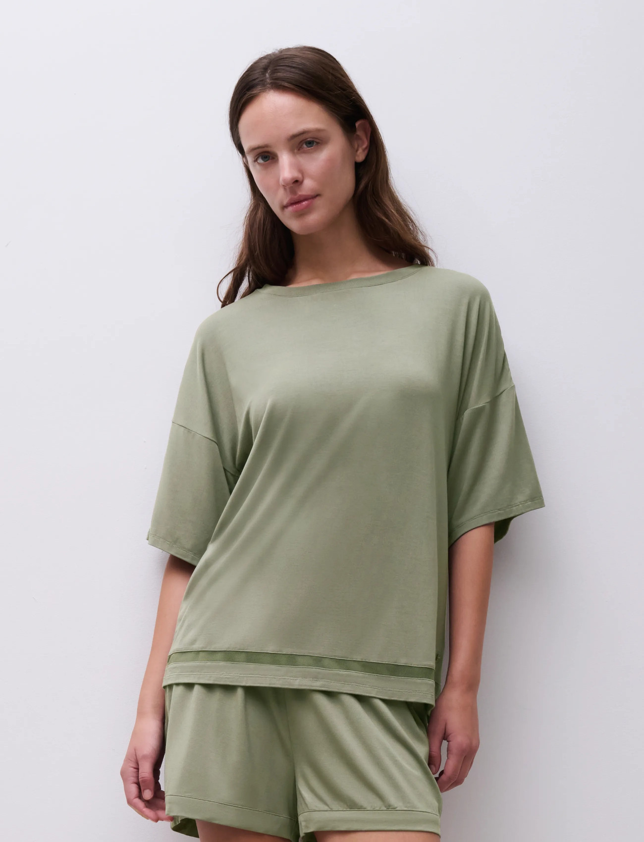 CHANTELLE Joe Ss T-Shirt, XL, Khaki green, Nat- Og Loungewear > Toppe, Dame