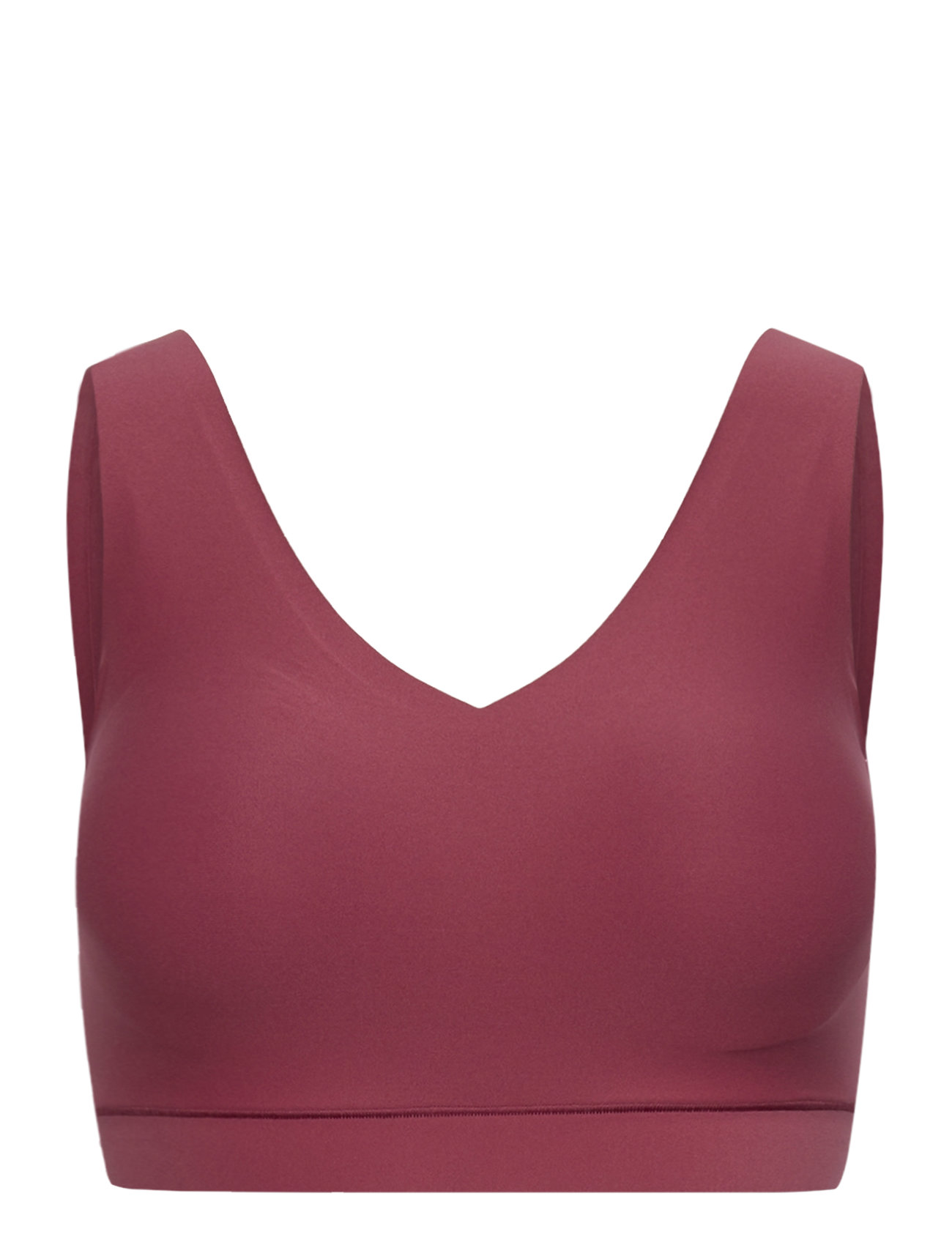 CHANTELLE Soft Stretch V-Neck Padded Top Rosa