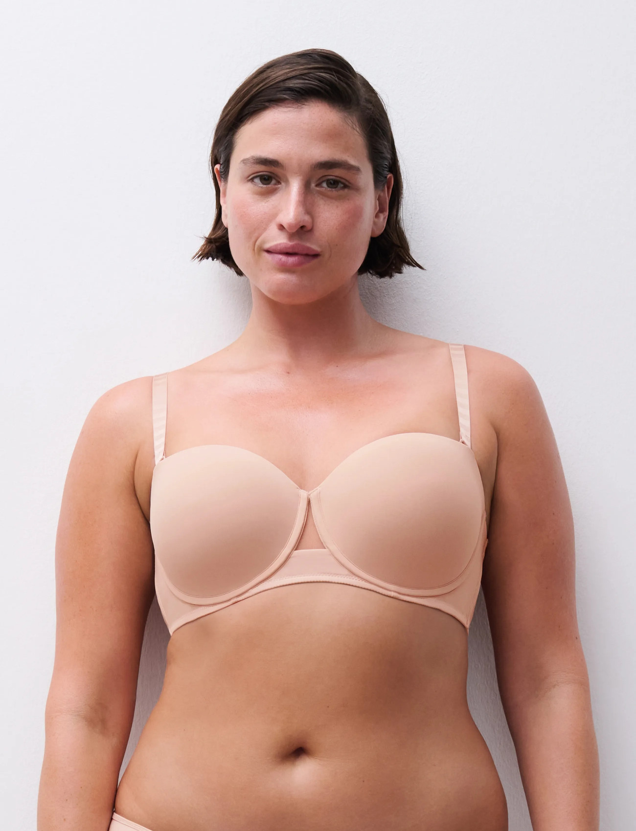 CHANTELLE Halo Bandeau T-Shirt Bra, F x 75, Pink, Bh'Er & Toppe > T-Shirt Bh'Er, Dame