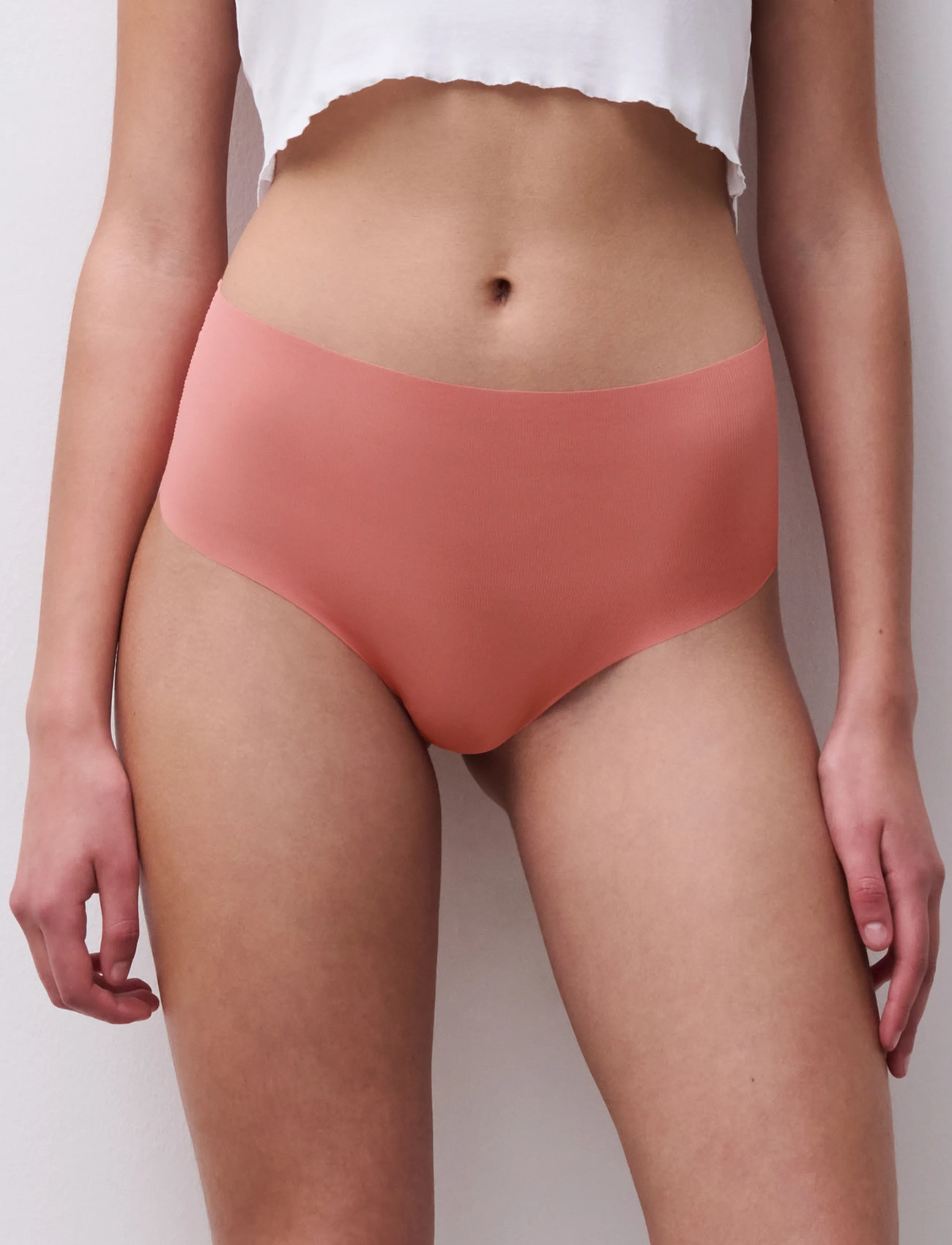 CHANTELLE Pulpies High Waisted Full Brief, XL/XXL, Coral, Trusser > Trusser, Dame