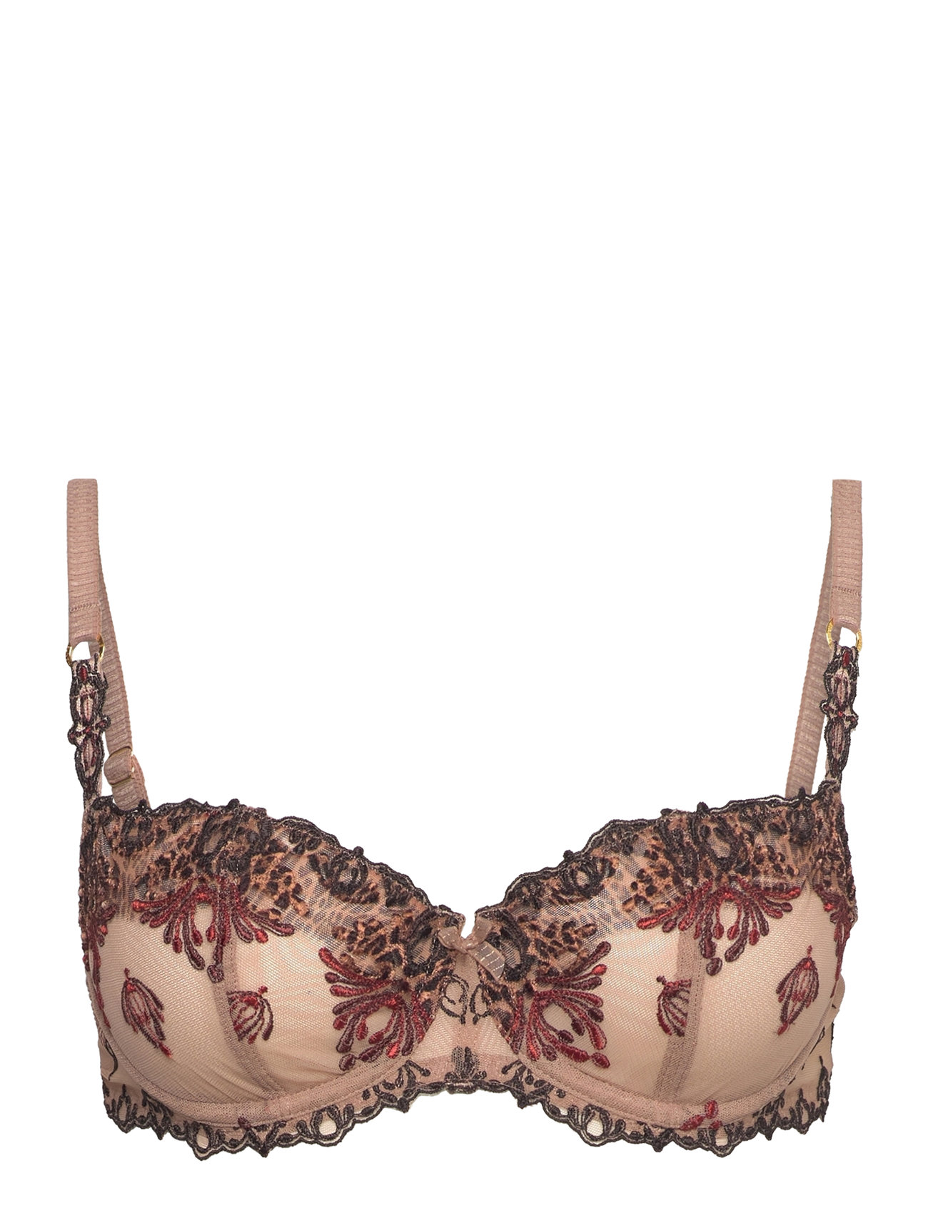 CHANTELLE Champs Elysees Half-Cup Balcony Bra Brun