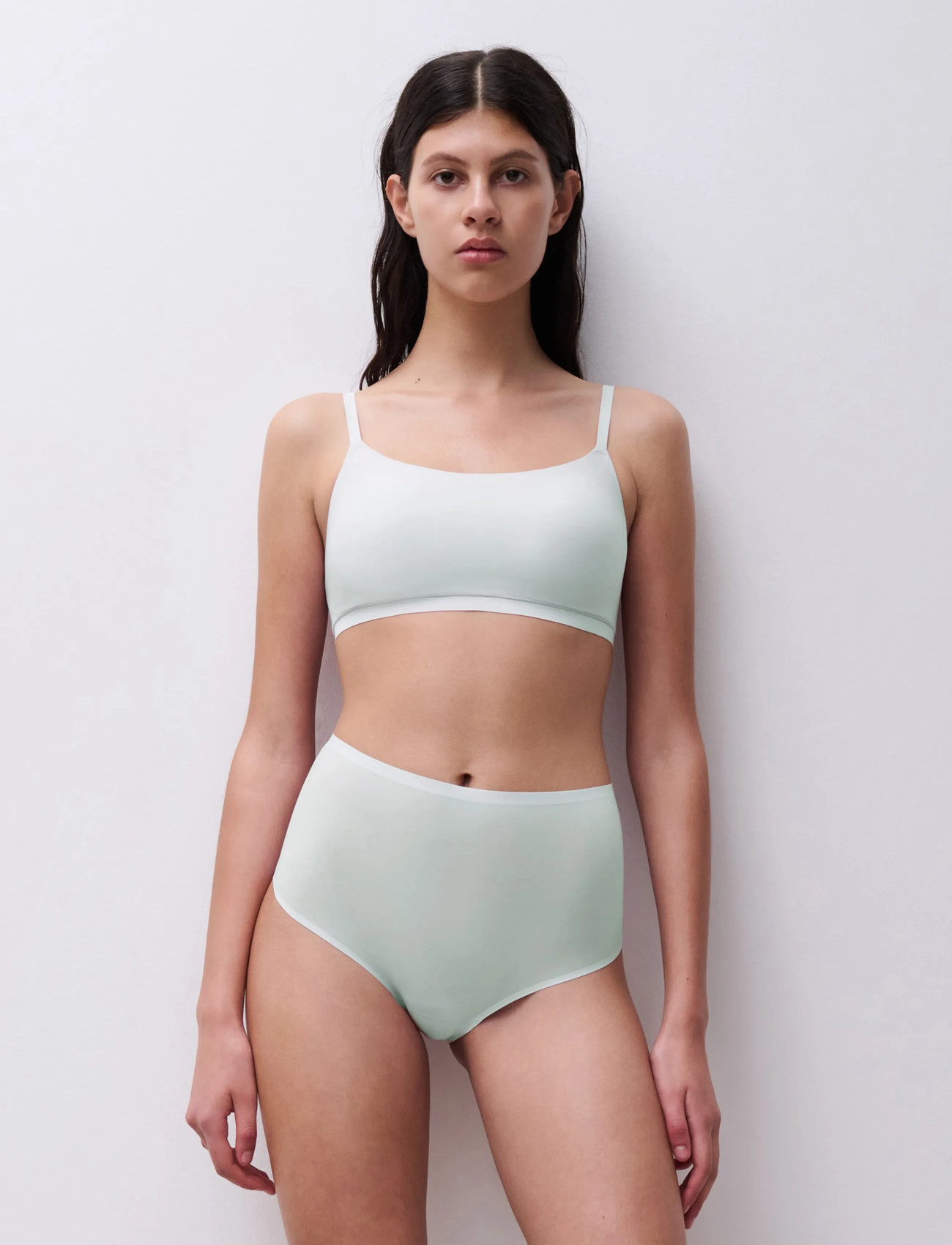 CHANTELLE Soft Stretch High Waist Brief, One Size, Green, Trusser > Trusser Med Høj Talje, Dame