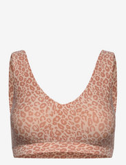 Soft Stretch Padded Lace Top - LEO NEUTRAL