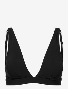 Inspire Wirefree plunge bra - bikinien kolmioyläosat - black