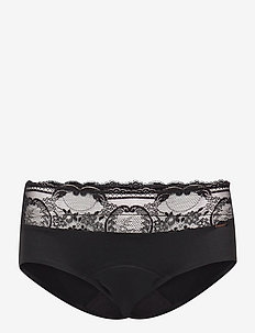 Period Panty Lace Hipster - hipster & boyshorts - black