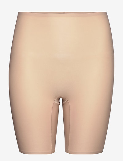 SoftStretch High waist mid-tigh short Plus Size - wyszczuplające majtki - nude