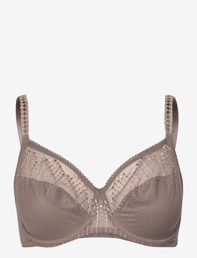 Luminesce Very covering underwired bra - full cup bh - bronzed taupe multico