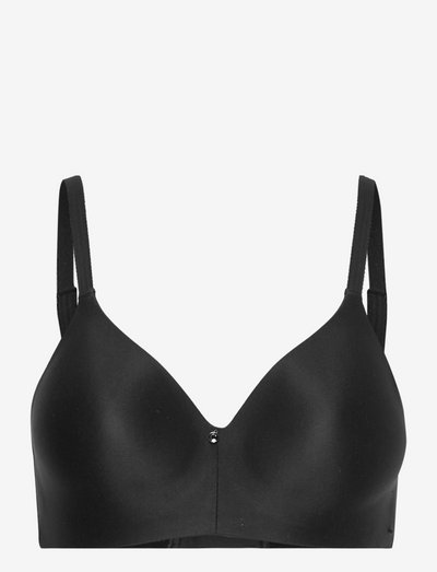 C Comfort Wirefree support t-shirt bra - soutiens-gorge sans armatures - black