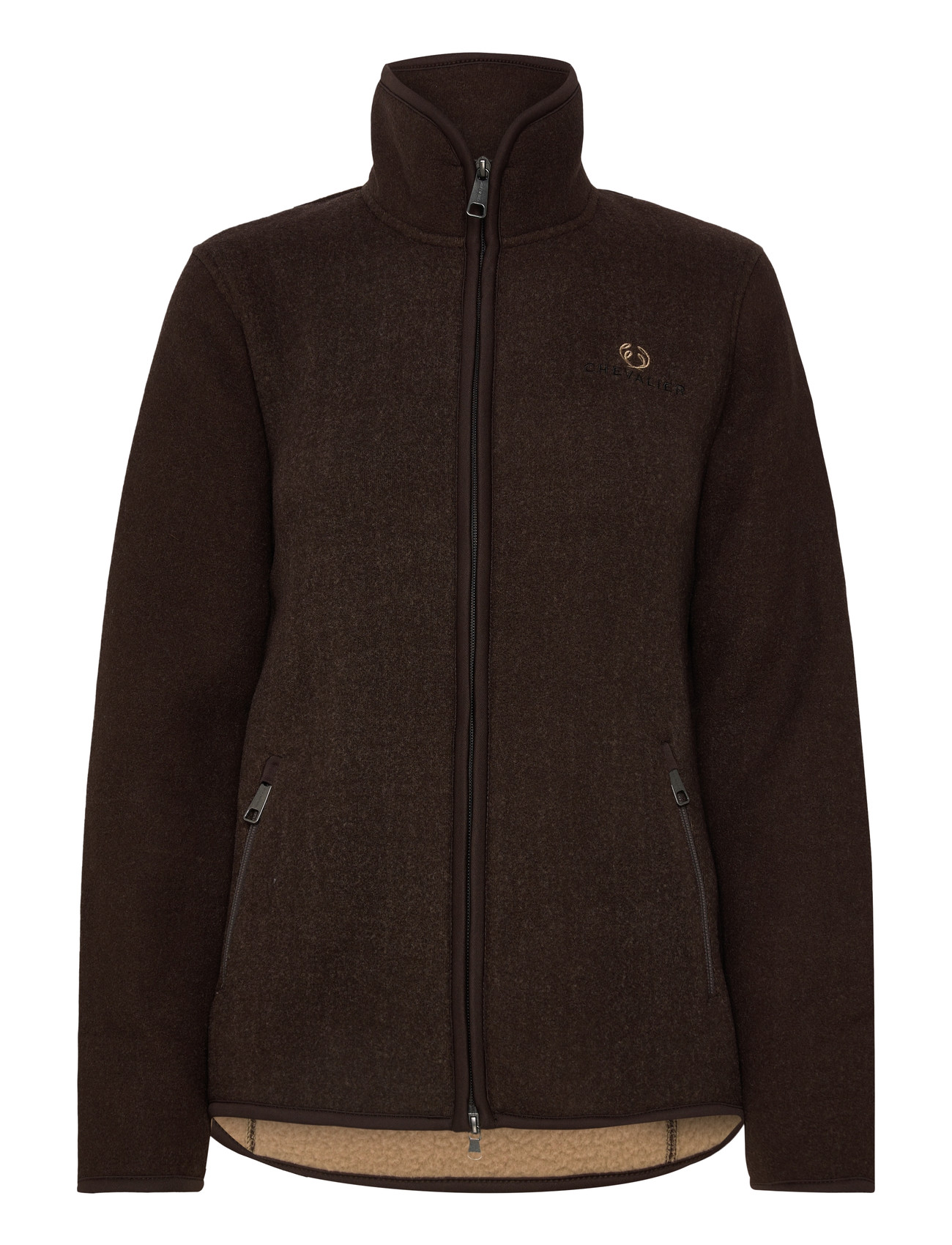 CHEVALIER Mainstone Fleece Jacke Damen Braun - 36 - Damen