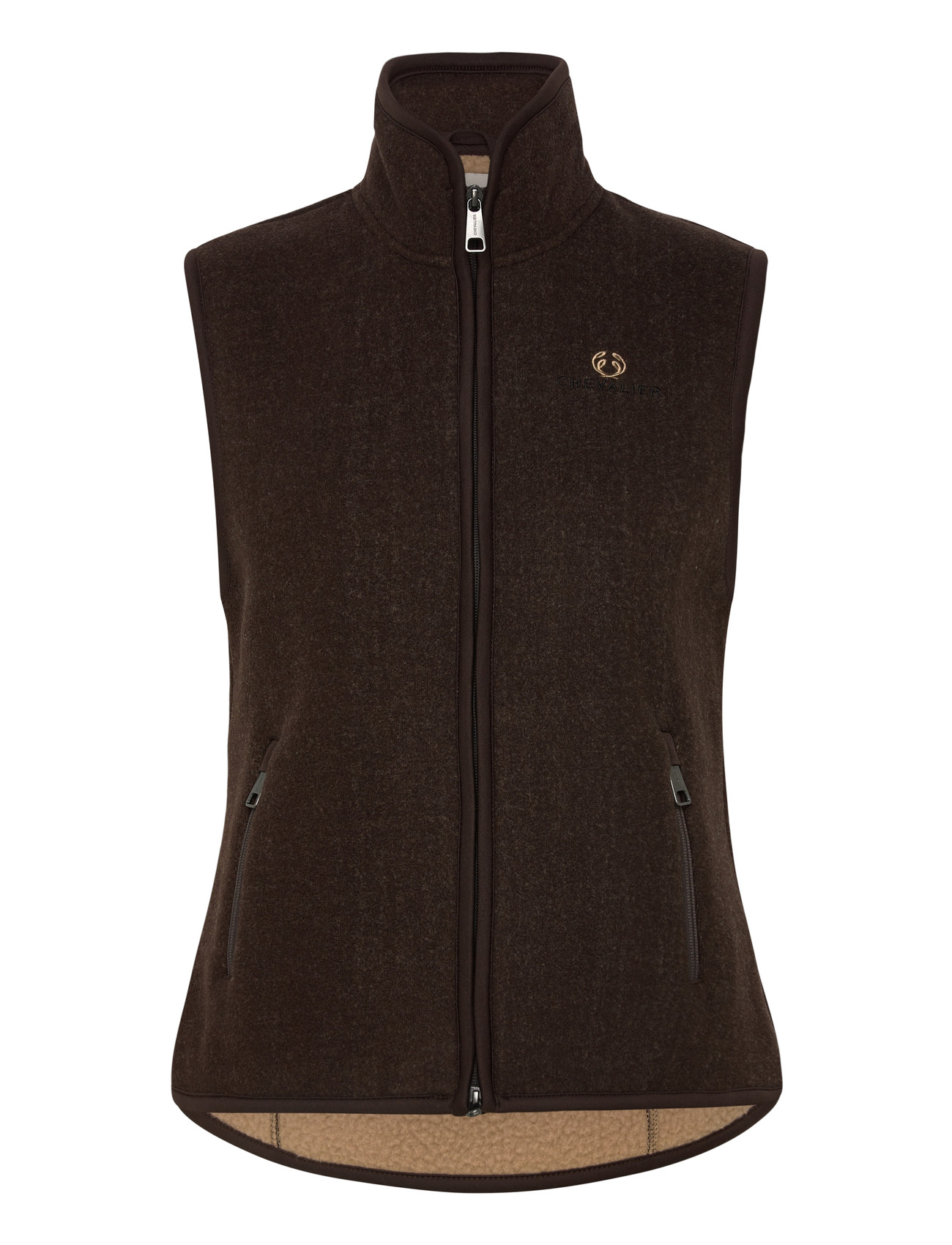 CHEVALIER Mainstone Fleece Vest Damen Braun - 38 W - Damen