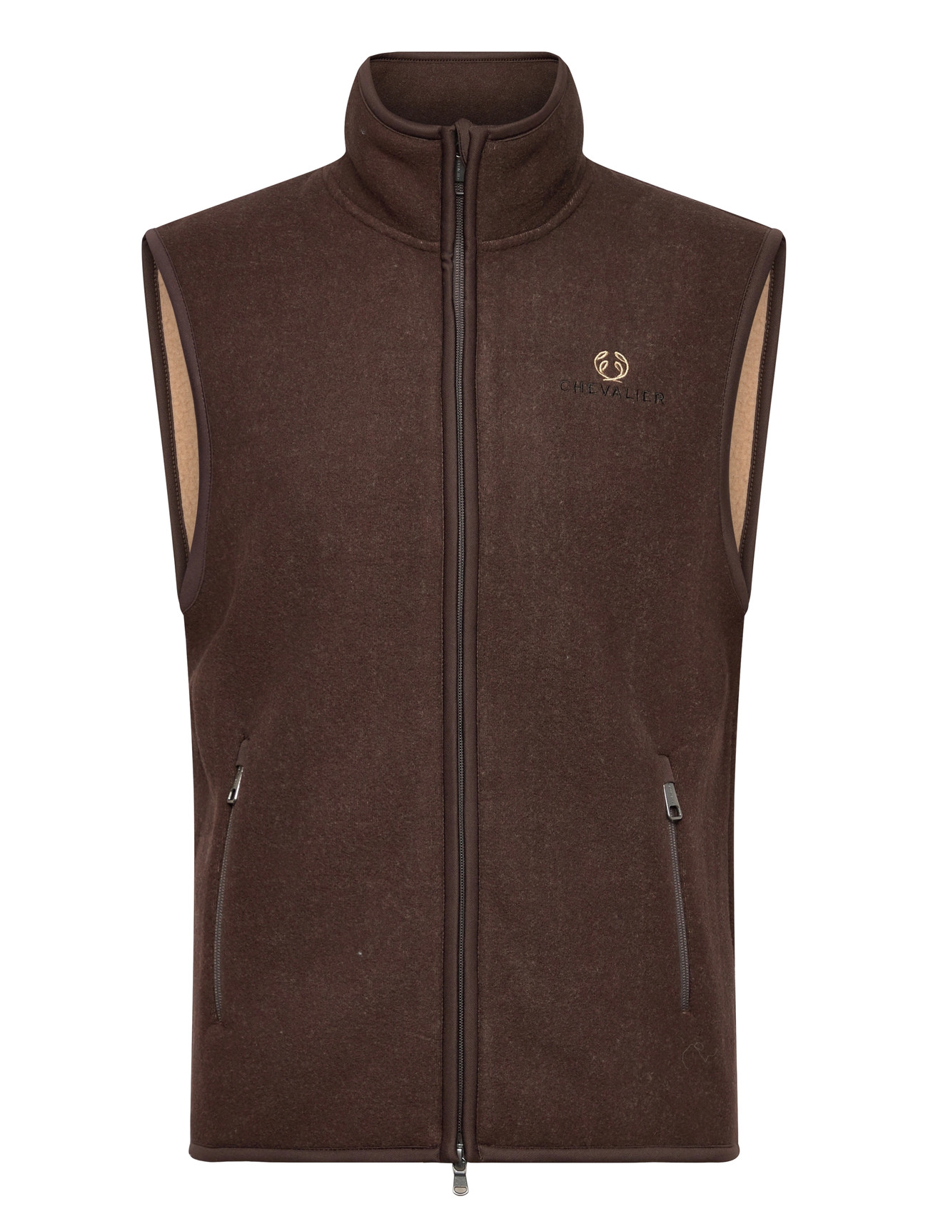 Chevalier Mainstone Fleece Vest Men, 3XL, Brown, Sport Overtøj > Sport Veste, Herre