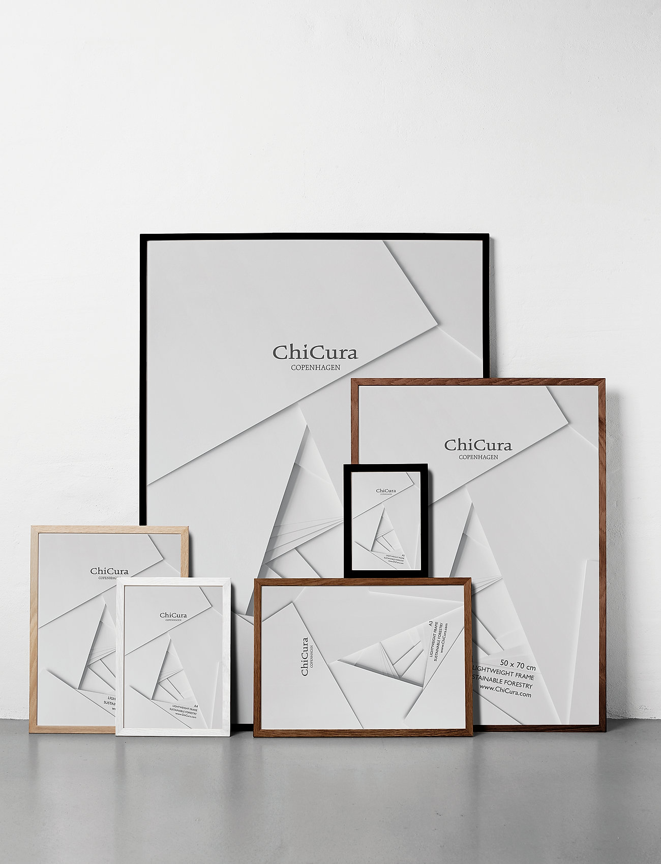 ChiCura Wooden Frame - 70x100cm - Acrylic - Picture frames | Boozt.com