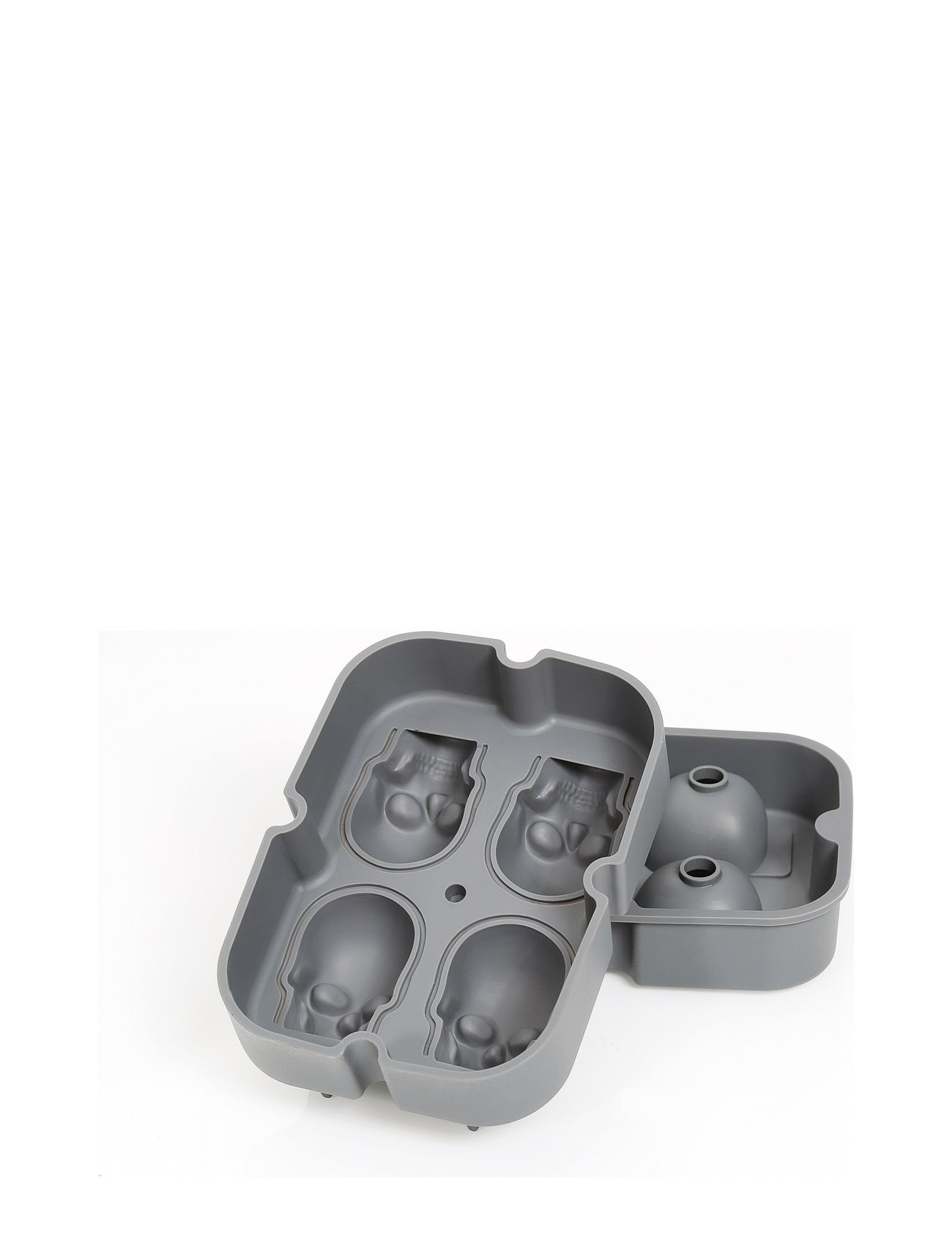 Isterning Kranie Form Home Tableware Dining & Table Accessories Ice Trays Grey Cilio