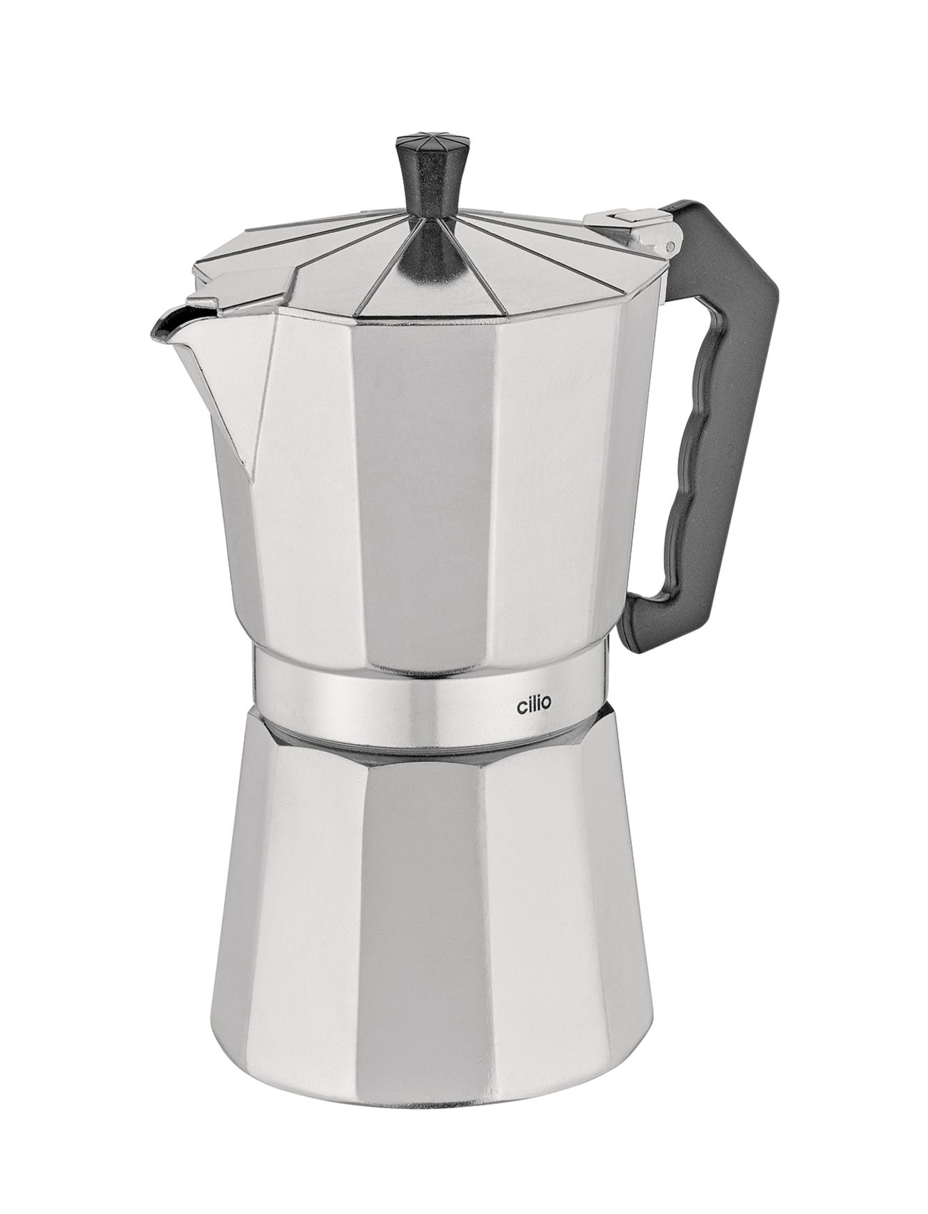 Espresso Maker Classico Induktion 9 Cups Home Kitchen Kitchen Appliances Coffee Makers Moka Pots Silver Cilio