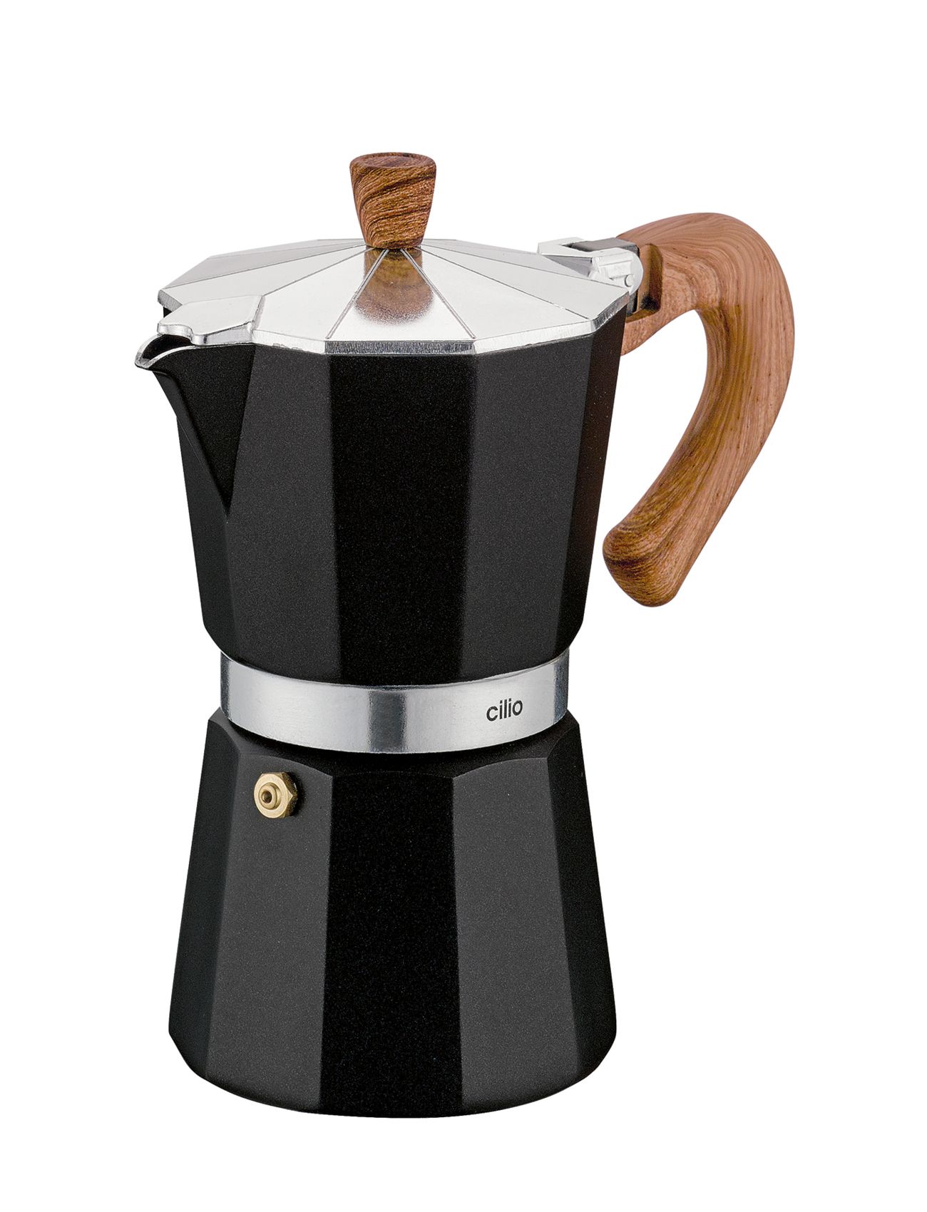 Espresso Maker Classico Natura 6 Cups Home Kitchen Kitchen Appliances Coffee Makers Moka Pots Black Cilio