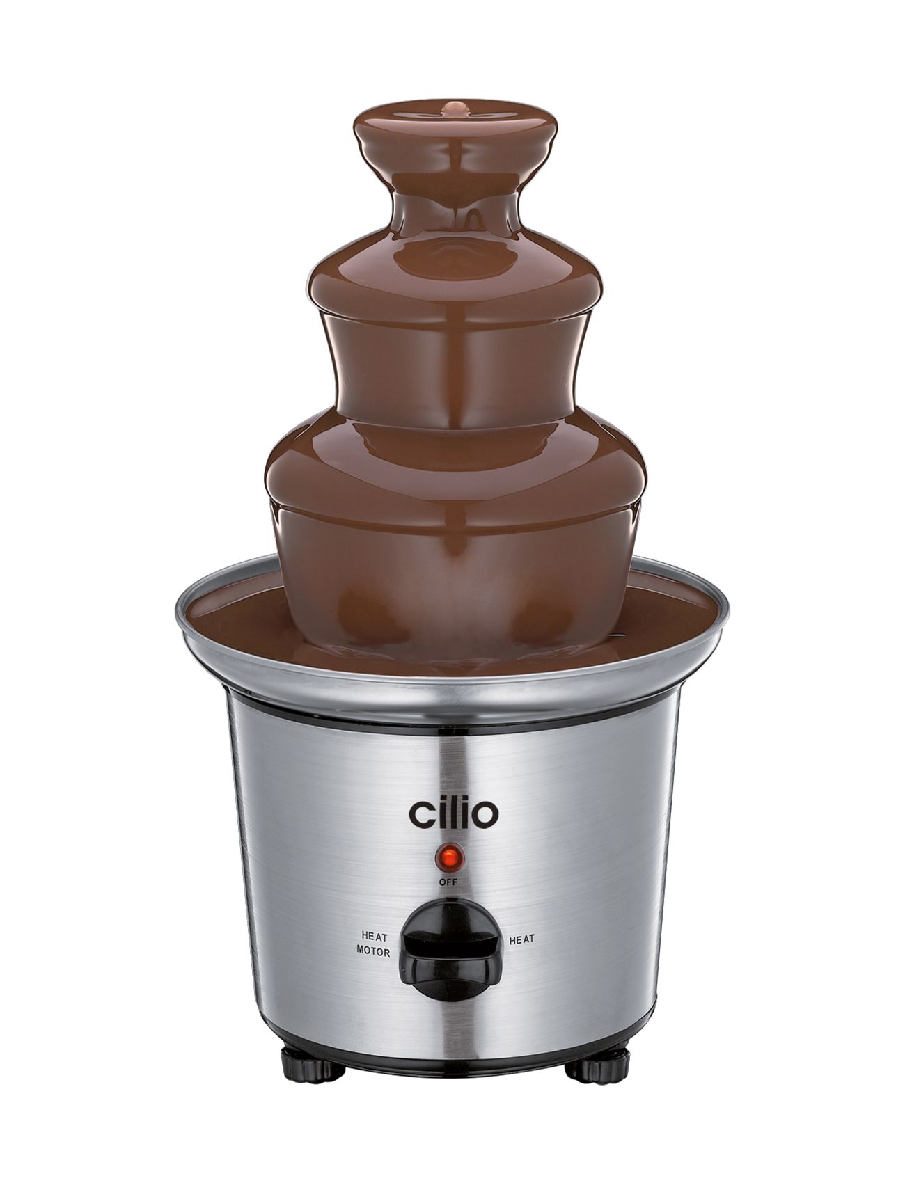 Cilio 104417 - Set para fondue de chocolate en porcelana dura (h