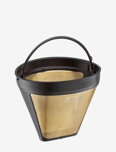 Permanent coffee filter size 4 in gold - kaffeefilter & zubehör - gold