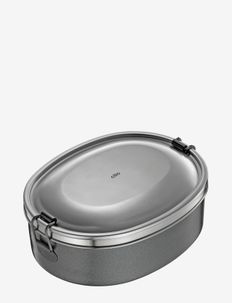 Lunch box MONTE oval - vandringsutrustning - grey