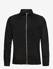 faux suede overshirt