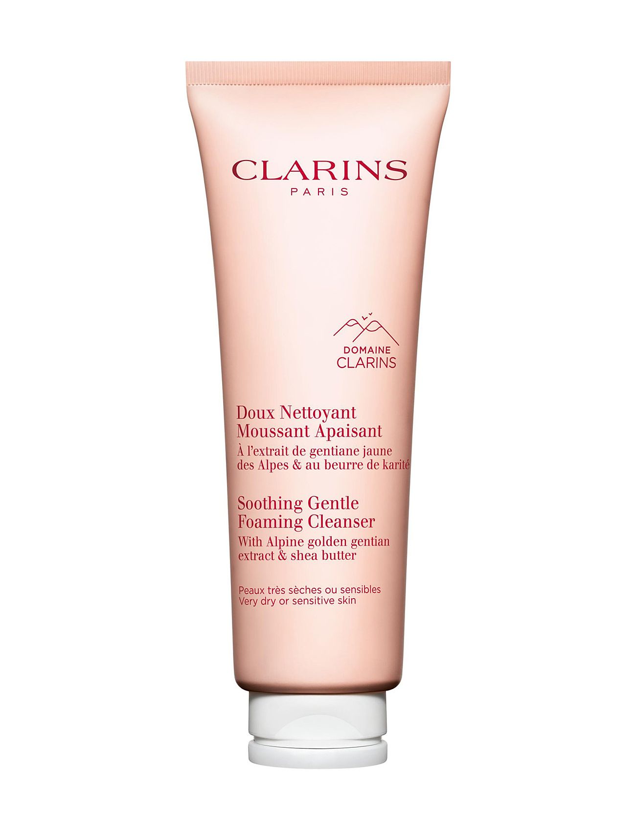 Clarins Gentle Foaming Cleanser Soothing 125 ml, 125 ml, Nude, Rengøringsmidler > Mousse Cleanser, Dame