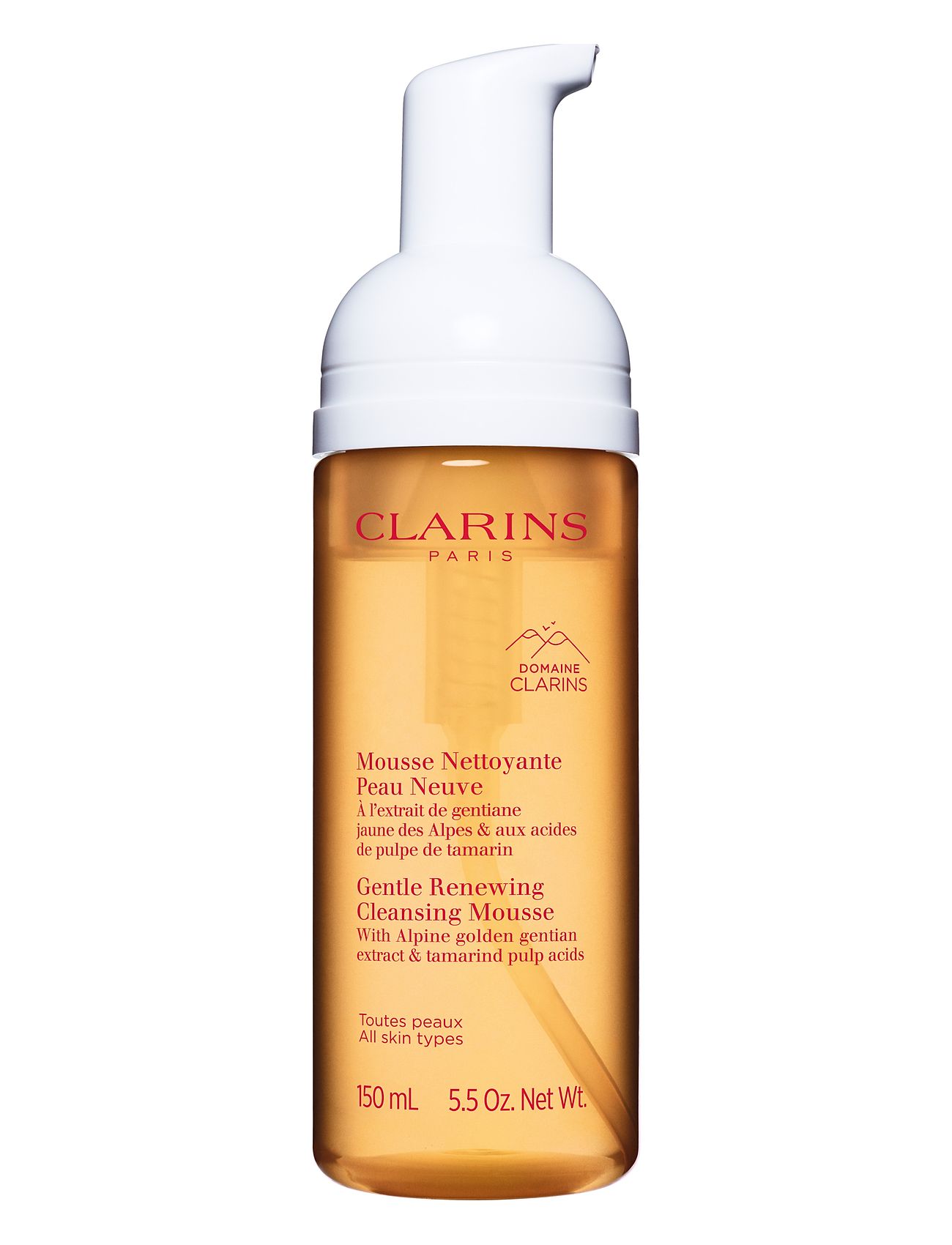 Clarins Gentle Foaming Cleanser Foamer 150 ml, 150 ml, Nude, Rengøringsmidler > Mousse Cleanser, Dame
