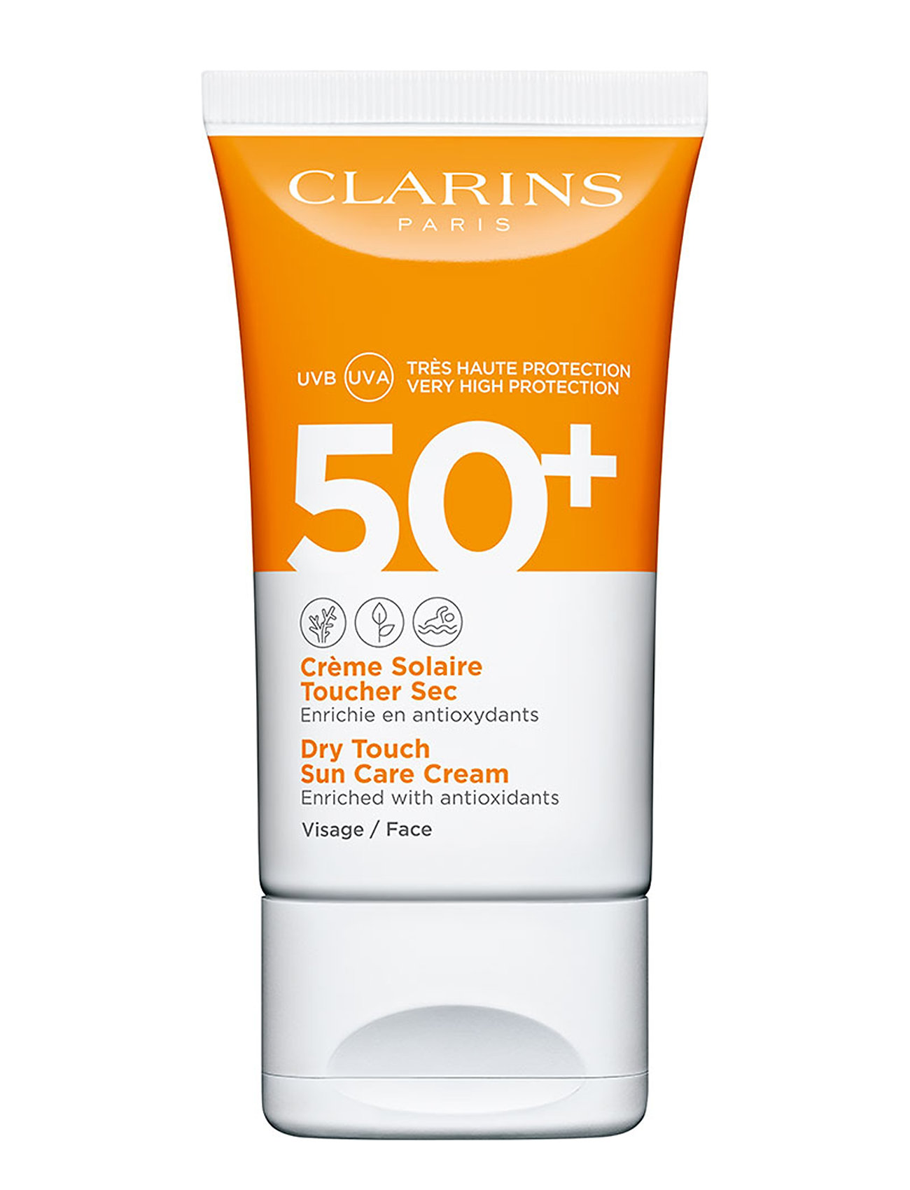 Dry Touch Sun Care Cream Spf 50+ Face Solcreme Ansigt Cream Clarins