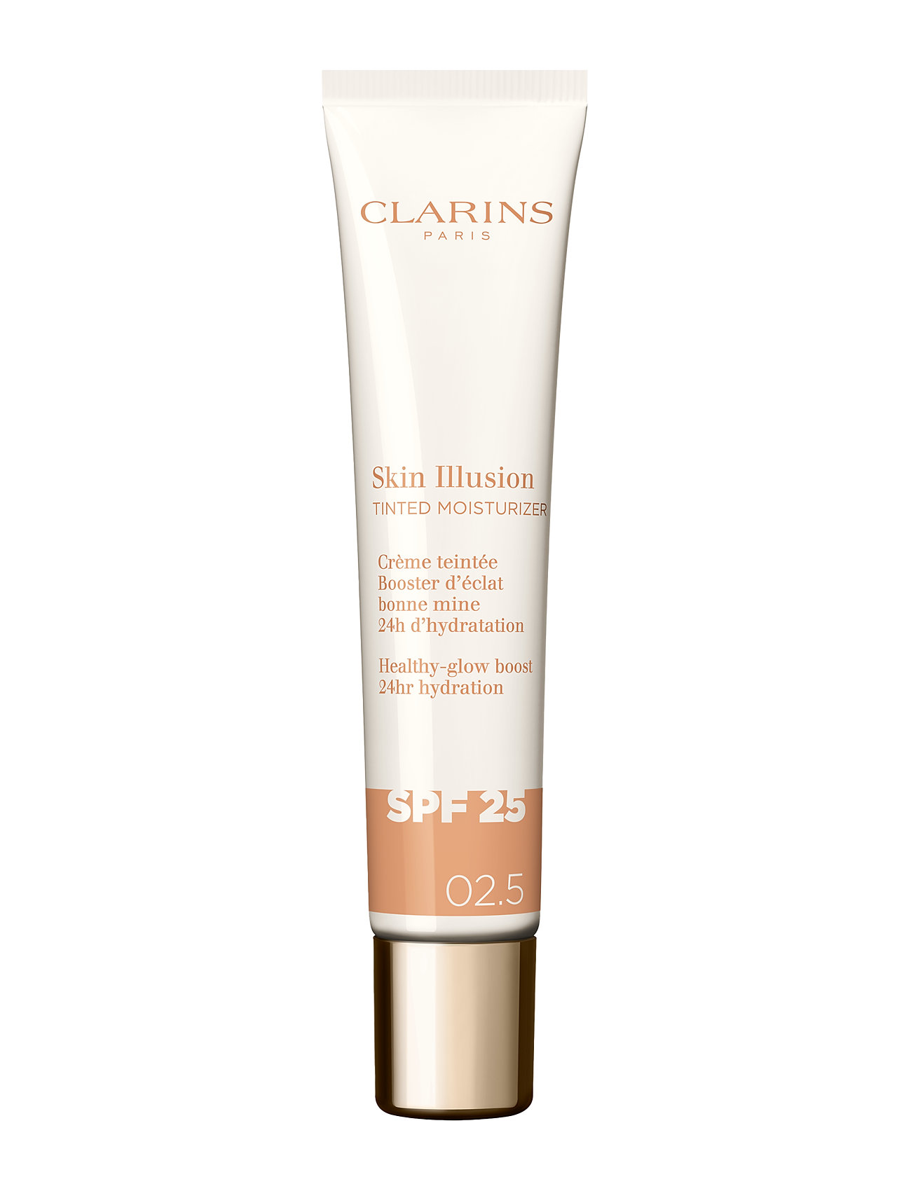 Clarins Skin Illusion Tinted Moisturizer Spf25 02.5 40 ml, 40 ml, Ansigt > Foundation, Dame