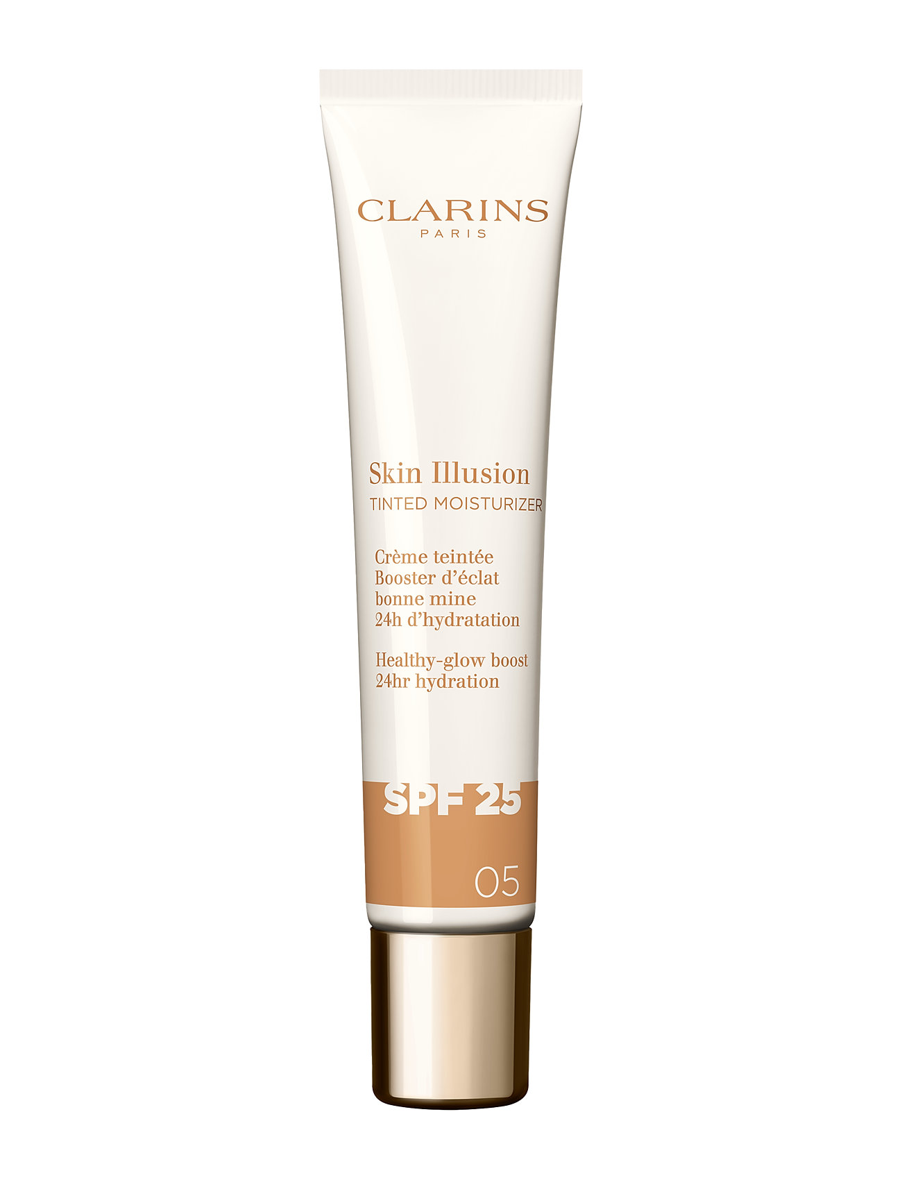 Clarins Skin Illusion Tinted Moisturizer Spf25 05 40 ml, 40 ml, Ansigt > Foundation, Dame