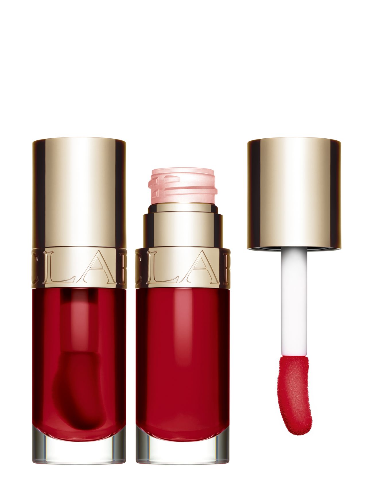 Clarins Lip Comfort Oil 03 Cherry 7 ml, 7 ml, Red, Læber > Lipgloss, Dame
