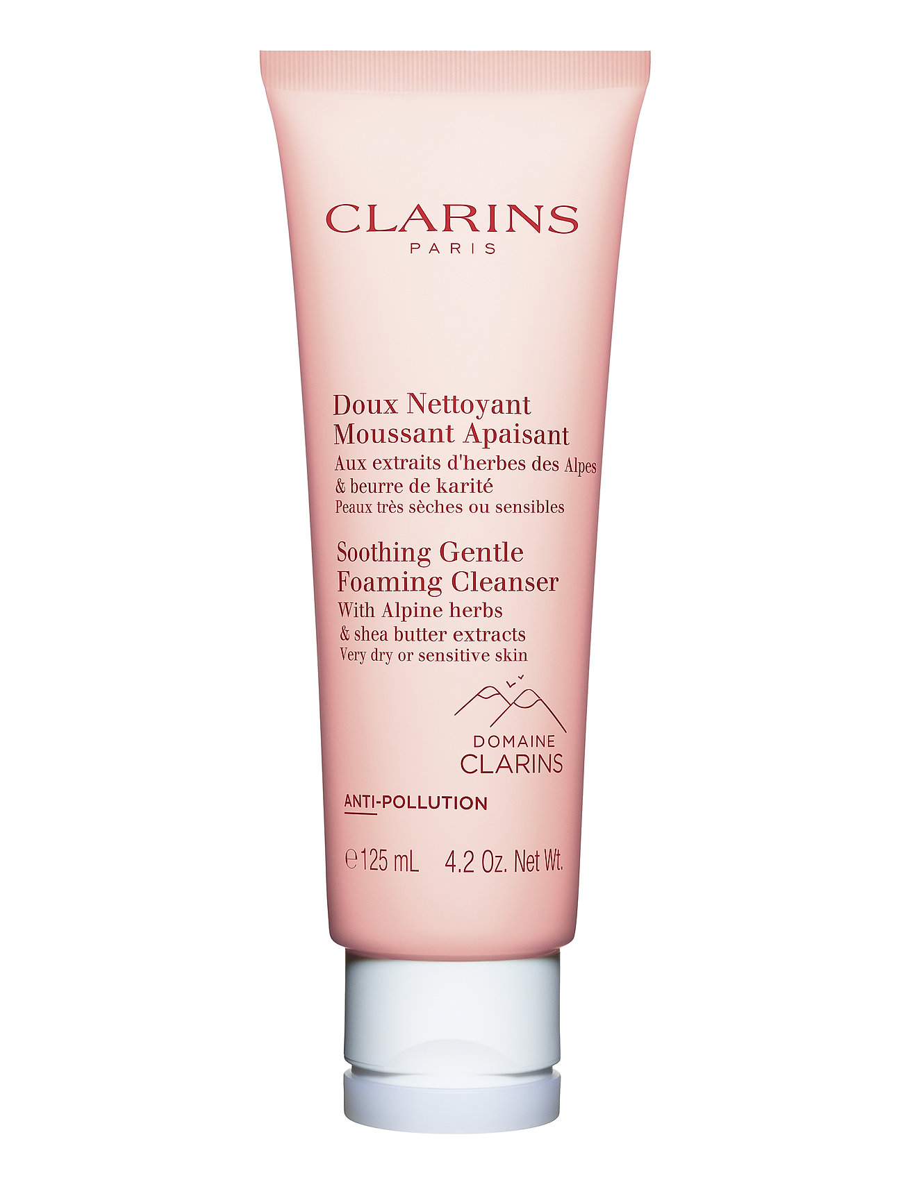 Soothing Gentle Foaming Cleanser Beauty Women Skin Care Face Cleansers Mousse Cleanser Nude Clarins