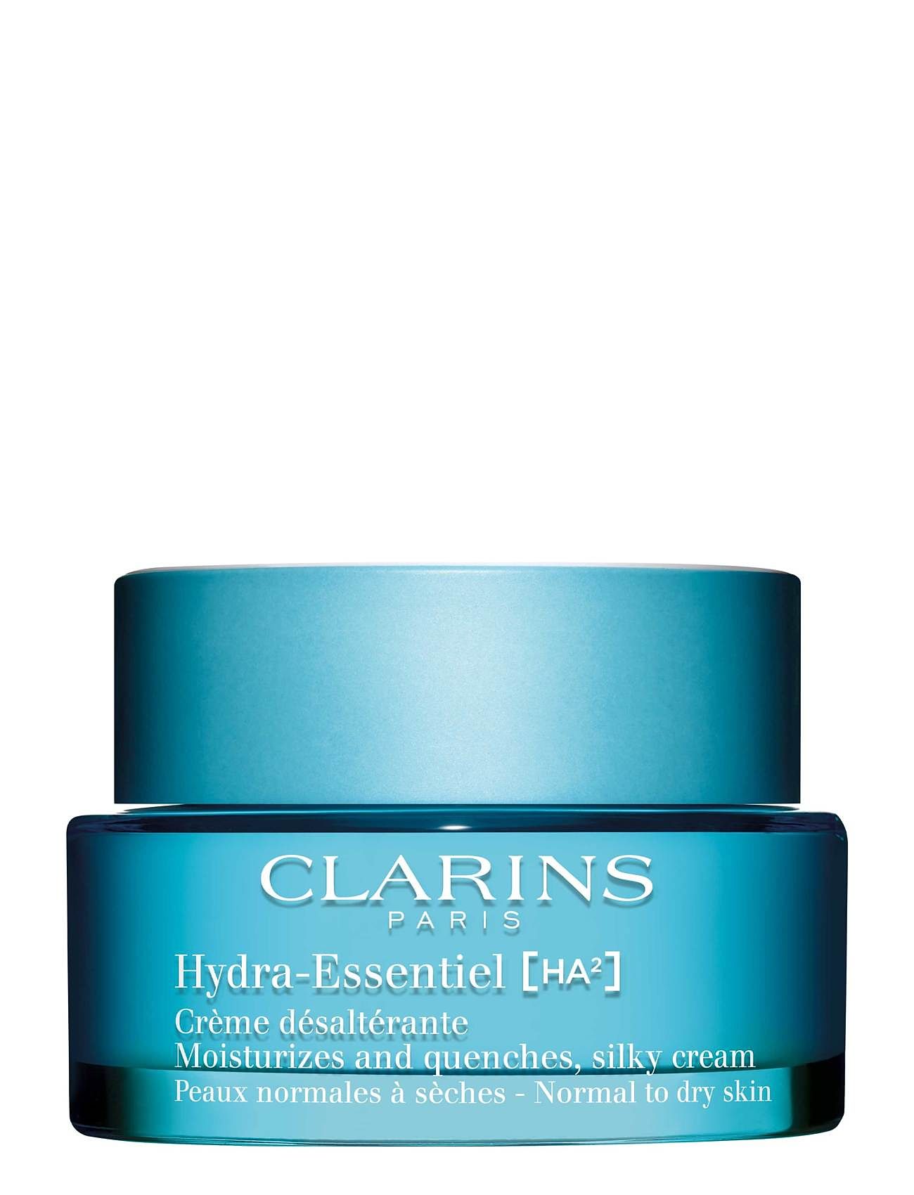 Hydra-Essentiel Moisturizes And Quenches, Silky Cream Normal To Dry Skin Beauty Women Skin Care Face Moisturizers Night Cream Nude Clarins