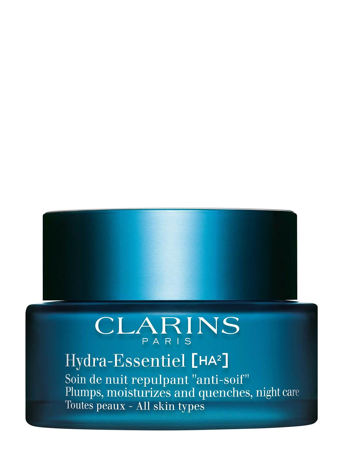 Hydra-Essentiel Plumps, Moisturizes And Quenches, Night Care - All Skin Types Beauty Women Skin Care Face Moisturizers Night Cream Nude Clarins