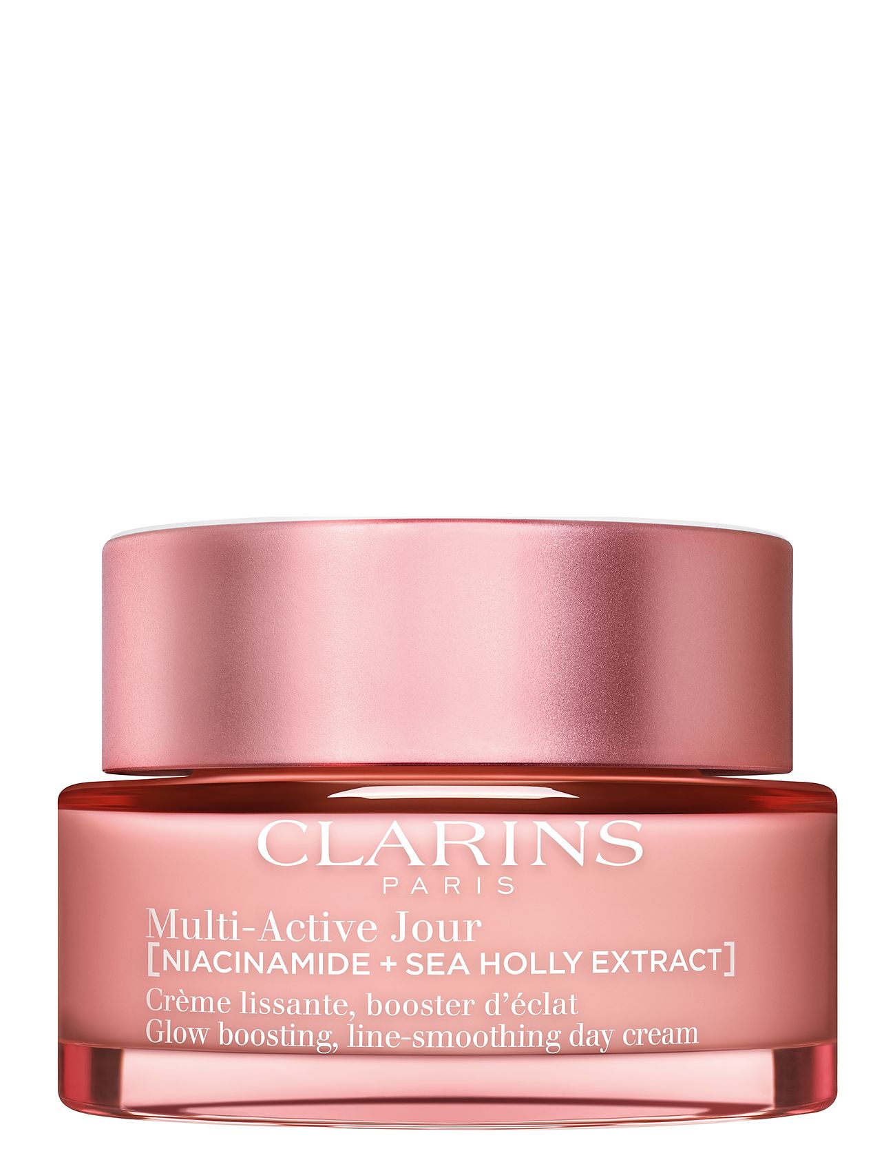 Multi-Acive Glow Boosting, Line-Smoothing Day Cream All Skin Types Fugtighedscreme Dagcreme Nude Clarins