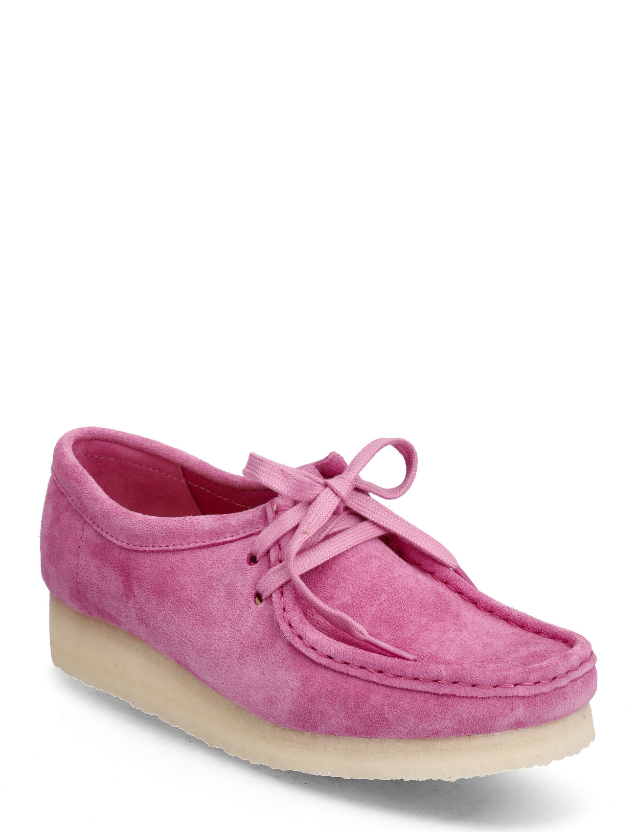 Clarks Originals Wallabee. Pink Suede - Laced shoes - Boozt.com
