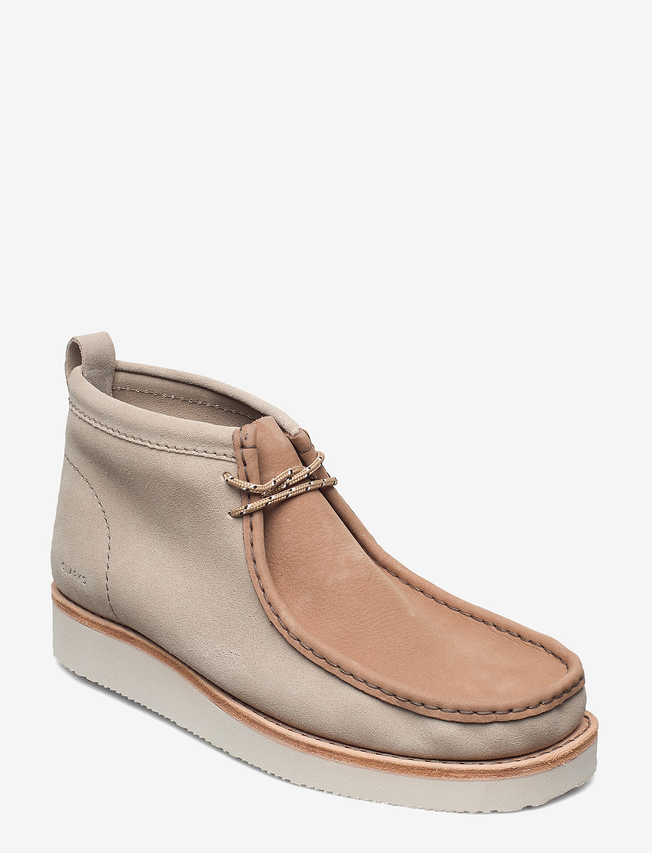 sand suede wallabees