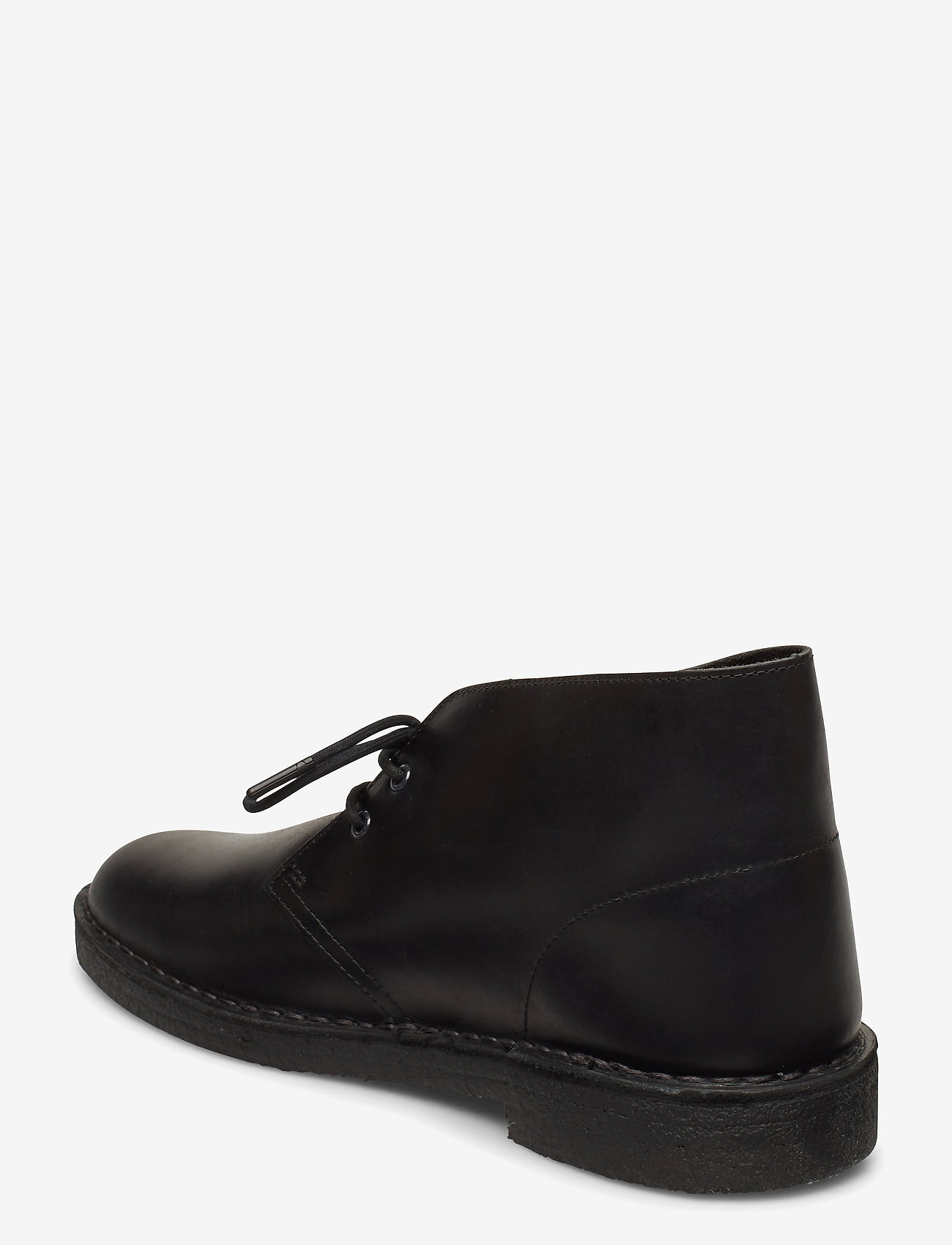 desert boot black polished