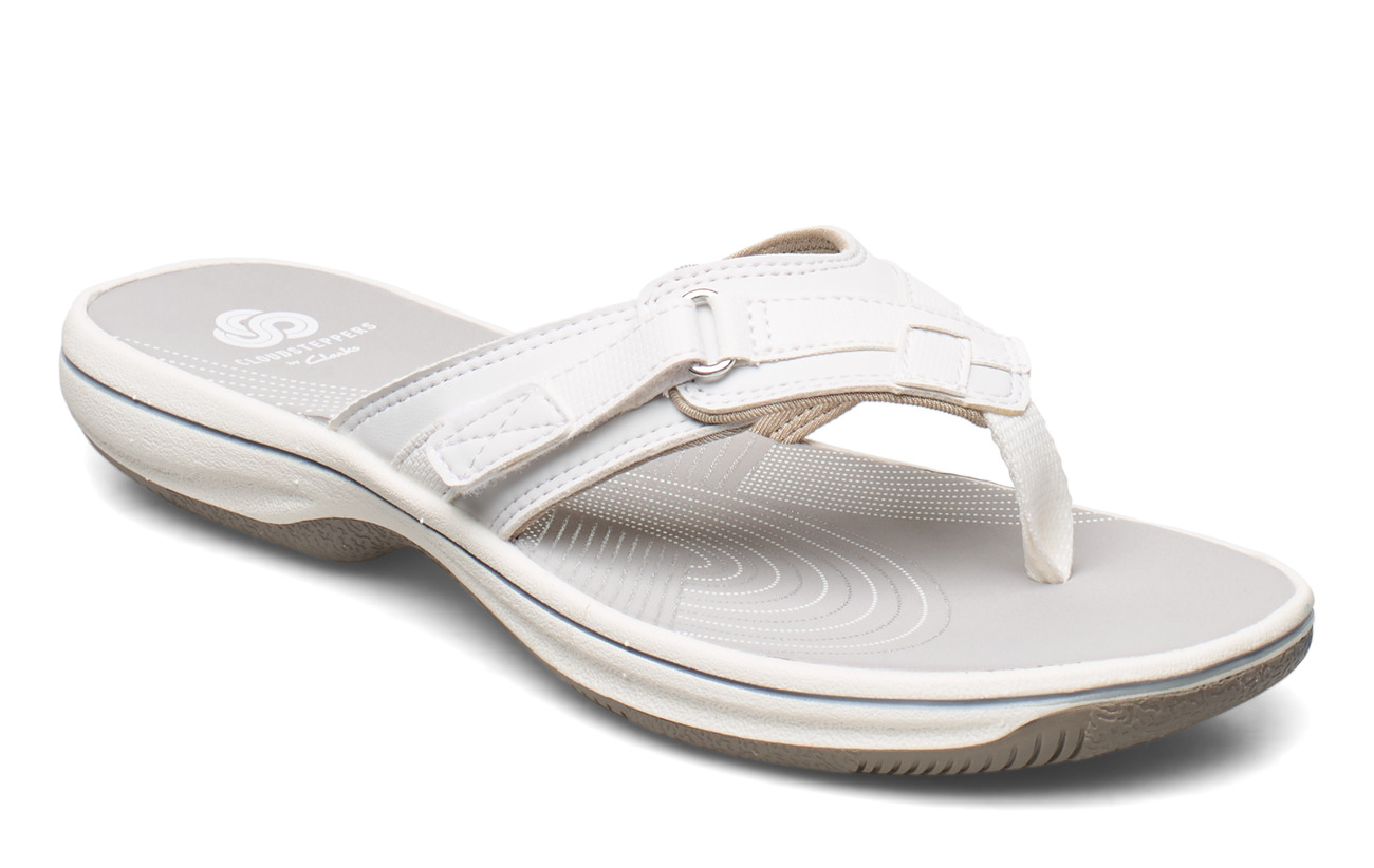 clarks brinkley sea sandals silver