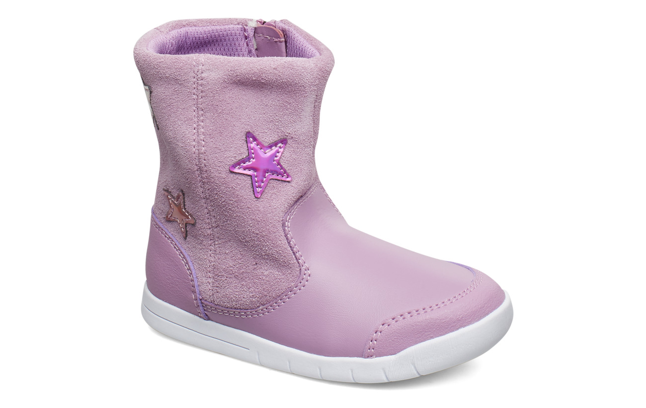 clarks lilac boots