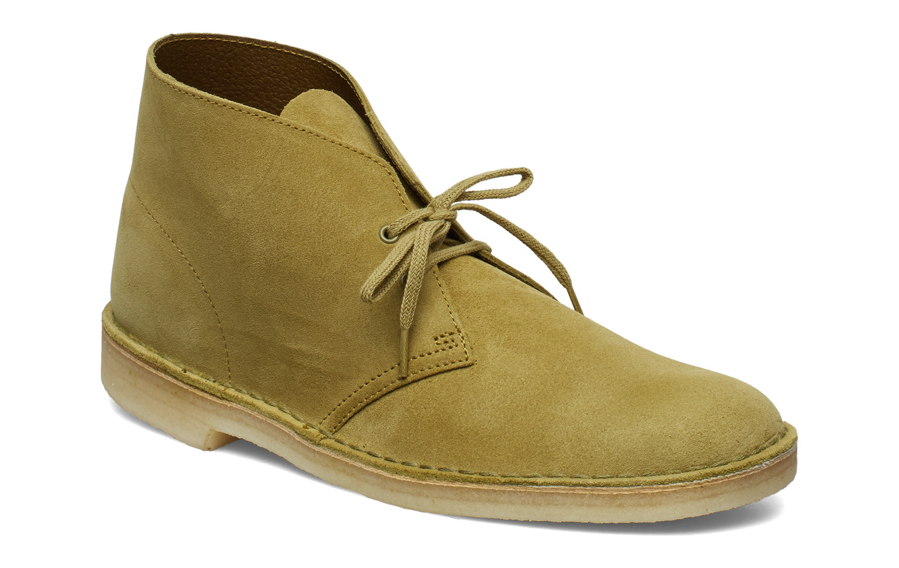 clarks desert trek khaki suede