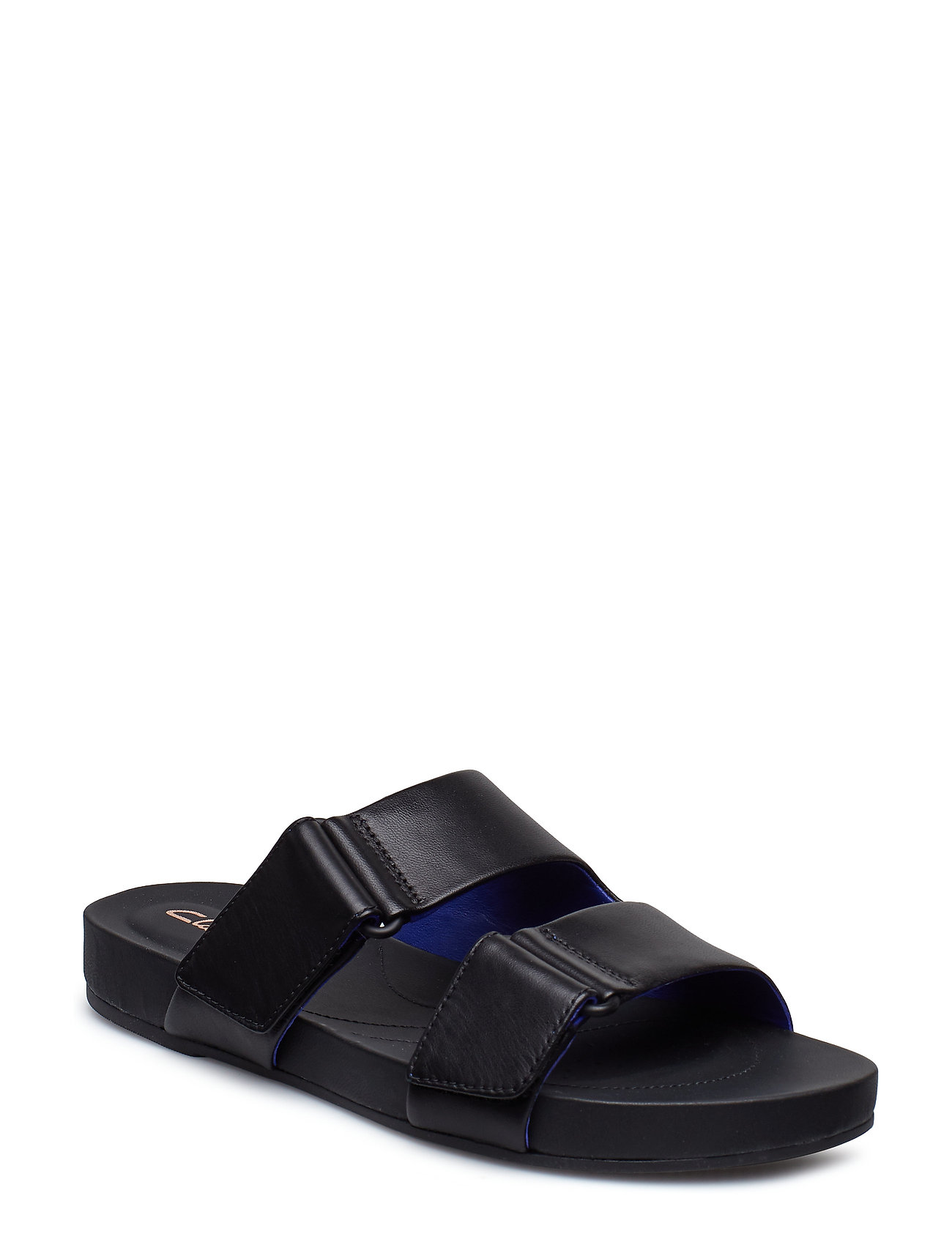 Bright Deja Platte Sandalen Zwart Clarks clarks kopen in de aanbieding