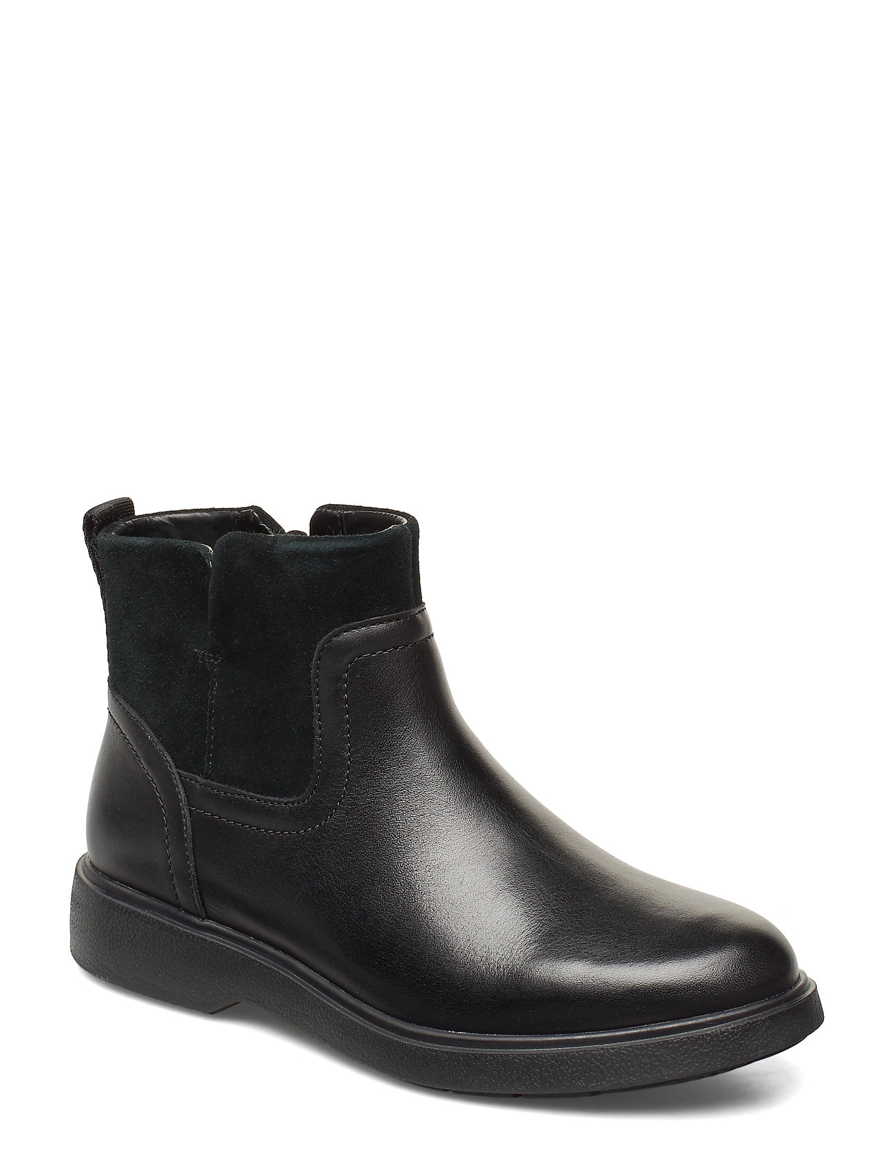 Un Elda Lo Shoes Boots Ankle Boots Ankle Boot - Flat Musta Clarks