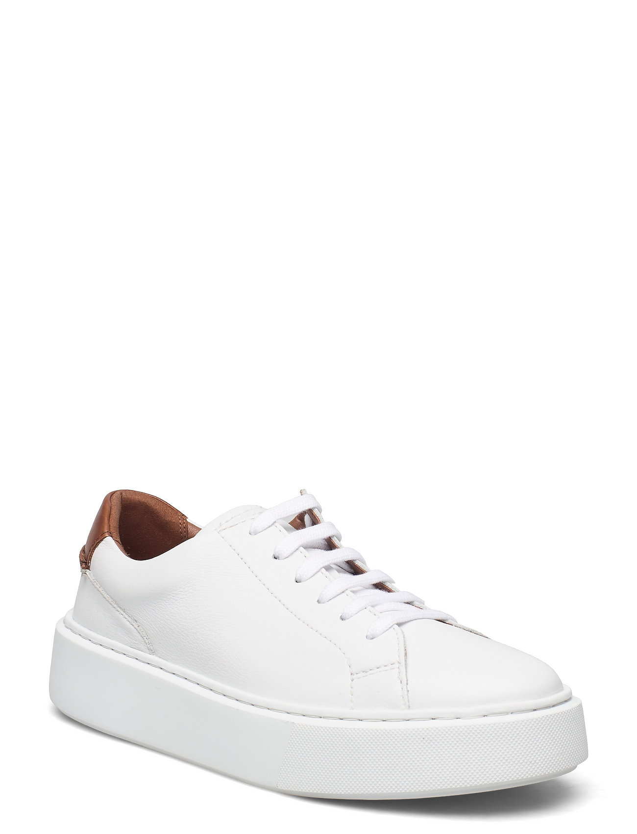 clarks hero lite lace white leather