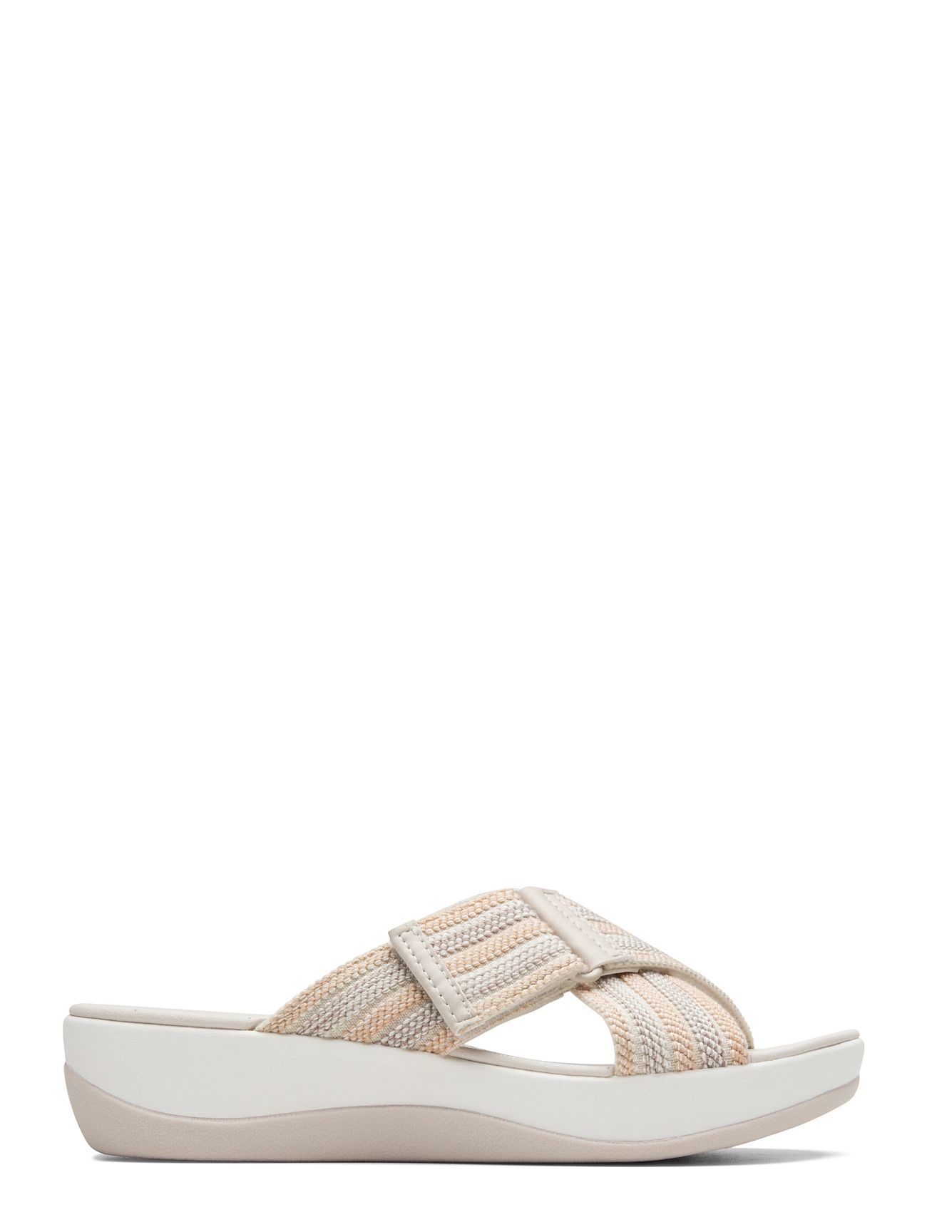 Arla Wave D Flate Sandaler Beige Clarks