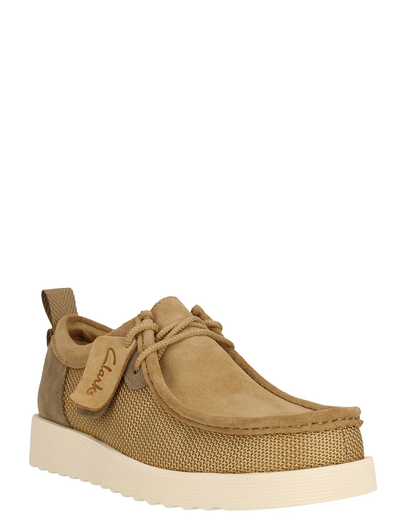 CLARKS Wallabeeftr2Lo G Beige - 45 - Herren