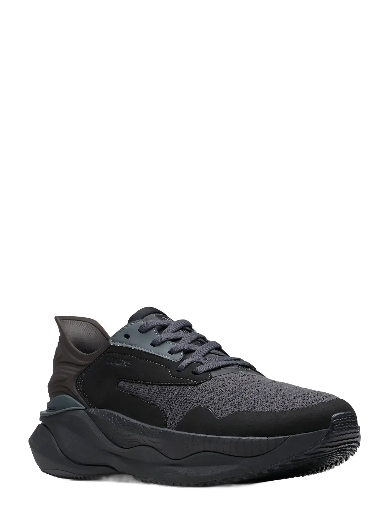 Clarks Clarks Pace G, 43, Black, Sneakers > Chunky Sneakers, Herre