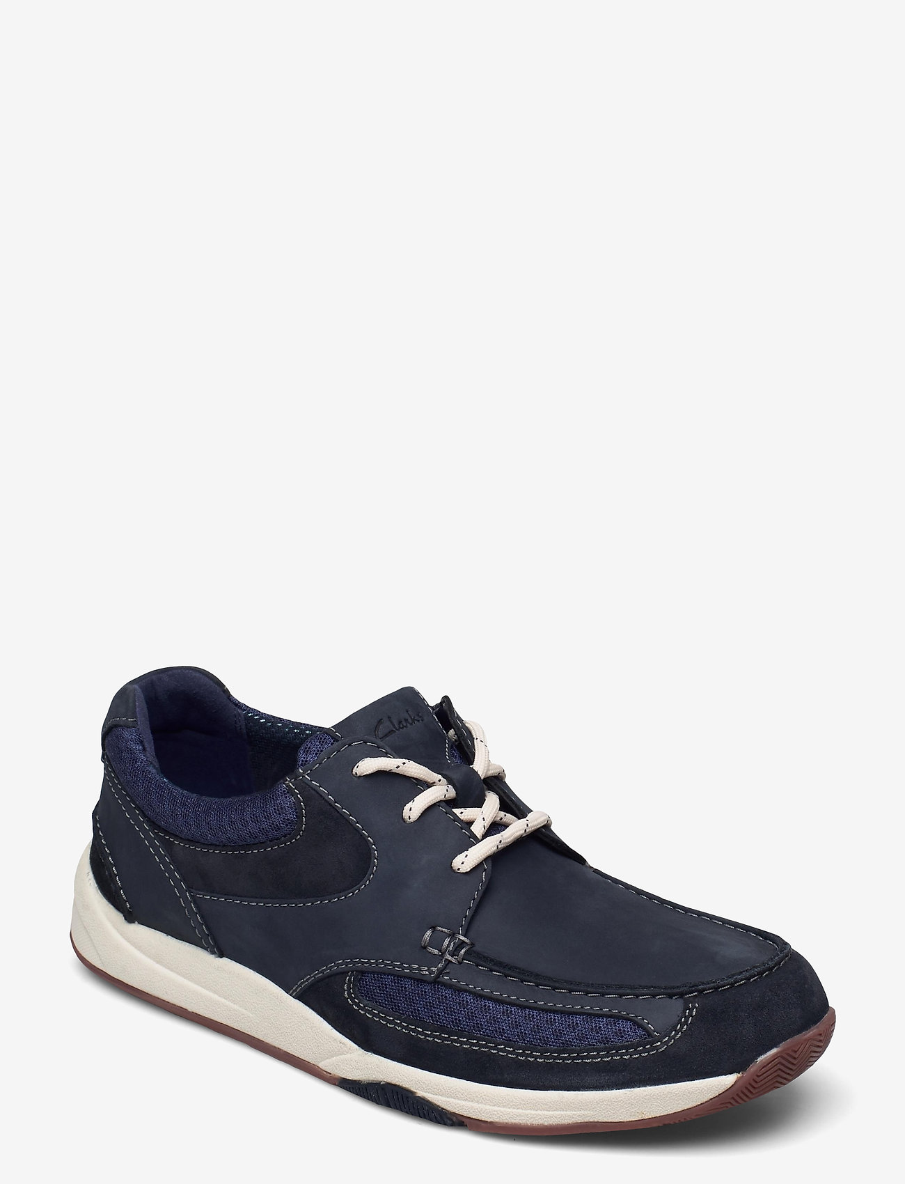 navy nubuck clarks