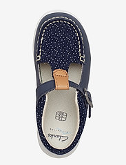 clarks cloud rosa navy