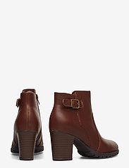 clarks verona gleam leather bootie