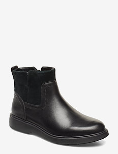 Clarks ladies flat ankle boots Clearance