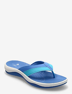 clarks collection flip flops